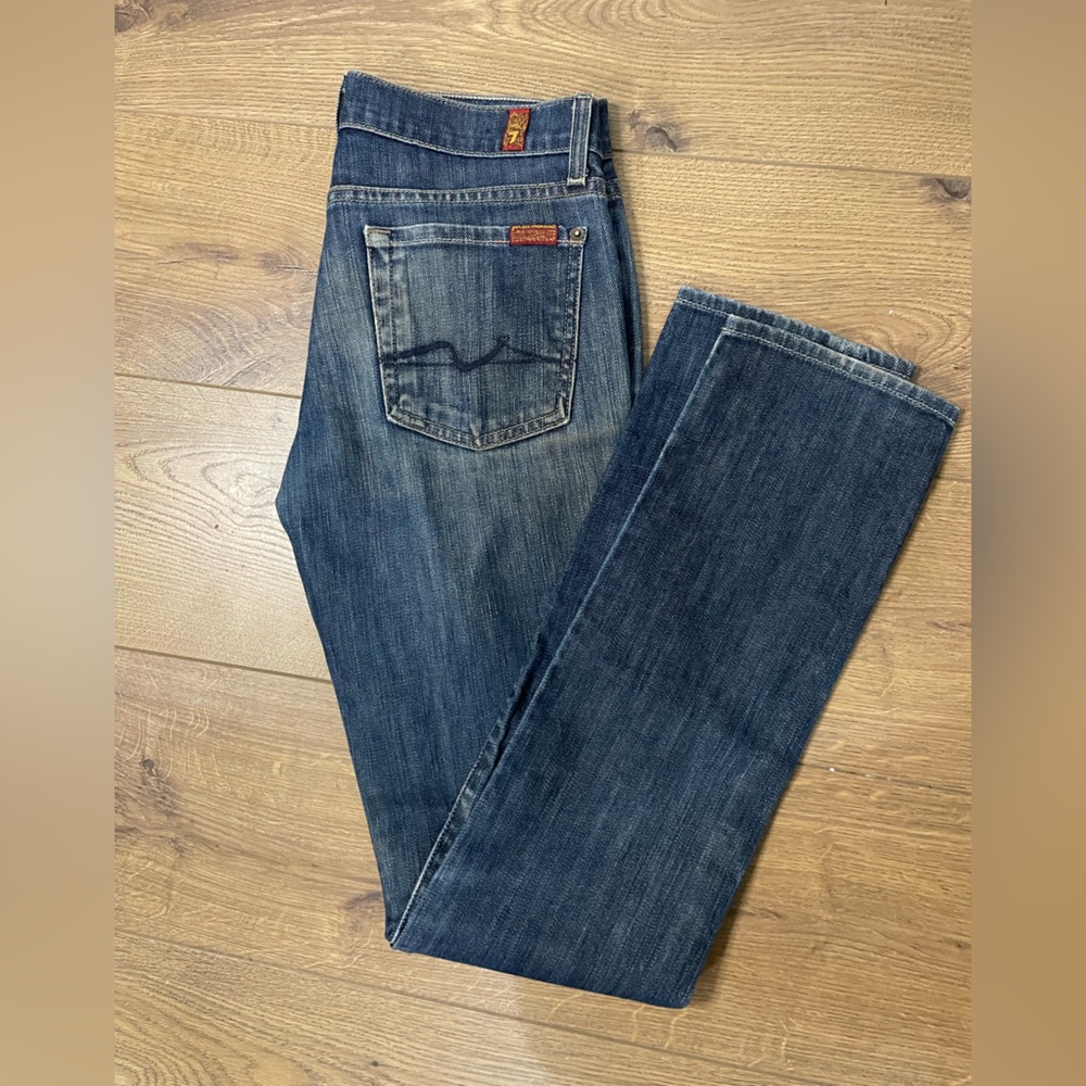 7 For All Mankind Roxanne Skinny Ankle Jeans Denim 27” Waist